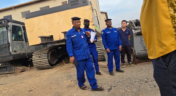 3-Visite douanière dans un dépôt sous douane chez l'un de nos clients